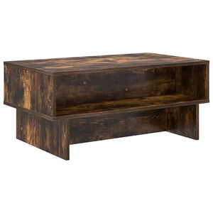 vidaXL Couchtisch Ger&auml;ucherte Eiche 80 x 46 x 35 cm Holzwerkstoff