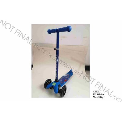 Street Rider 3-Rad-Roller mit verstellbarem Lenker Abec 7 Blau