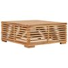 vidaXL 6-tlg. Garten-Lounge-Set mit Kissen Creme Massivholz Teak