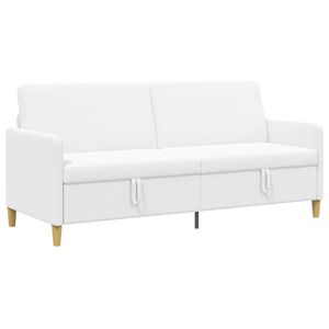 vidaXL Sofa mit Stauraum Wei&szlig; 192 x 78 x 87 cm Polyester