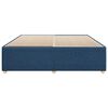 vidaXL Bettgestell ohne Matratze Blau 200x200 cm Stoff
