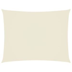 vidaXL Sonnensegel Oxford-Gewebe Rechteckig 4x6 m Creme