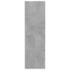 vidaXL Wand-Schuhschrank Betongrau 60x18x60 cm Holzwerkstoff