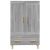 vidaXL Highboard Grau Sonoma 70x31x115 cm Holzwerkstoff