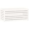 vidaXL Gartenbox Wei&szlig; 101x50,5x46,5 cm Massivholz Kiefer