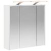 vidaXL Badezimmerspiegelschrank Wei&szlig; 63,5 x 16 x 62,5 cm Holzwerkstoff
