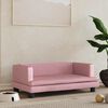 vidaXL Hundebett Rosa 80x45x30 cm Samt
