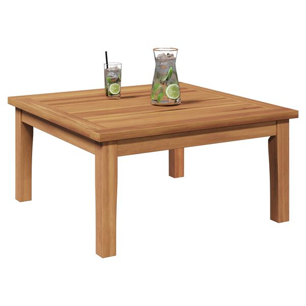 vidaXL Gartentisch Braun Massivholz Teak