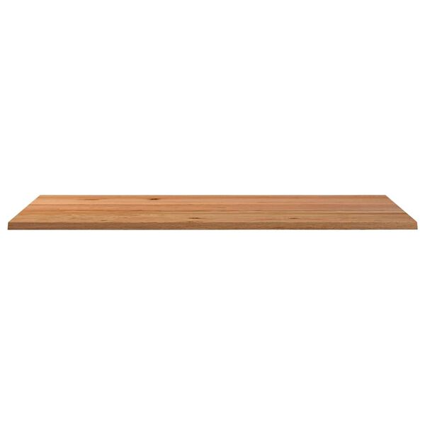 vidaXL Tischplatte Hellbraun 220x100x4,2cm Massivholz Eiche Rechteckig