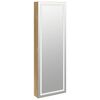 vidaXL Spiegel-Schmuckschrank mit LED-Beleuchtung Wandmontage