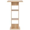 vidaXL Bartisch Eichenbraun 60x60x110 cm