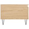vidaXL Couchtisch Sonoma-Eiche 90x50x36,5 cm Holzwerkstoff