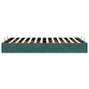 vidaXL Ottoman-Bett ohne Matratze Dunkelgr&uuml;n 120x200 cm Samt
