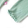Kinder-Langarmshirt Halbrollkragen Dunkles Minzgr&uuml;n 92