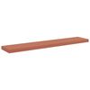 vidaXL Wandregal 2 pcs Rot 120 x 23,5 x 4 cm Holzwerkstoff