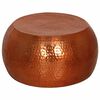 vidaXL Couchtisch Messing &Oslash;55x28 cm Aluminium