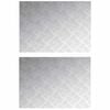 vidaXL Treppe Tritt 2 stk. 70 x 50 cm Silber Aluminium Rechtwinklig