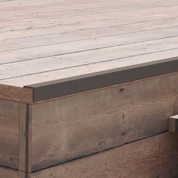 vidaXL Winkelleisten 5 Stk. WPC 170 cm Dunkelbraun