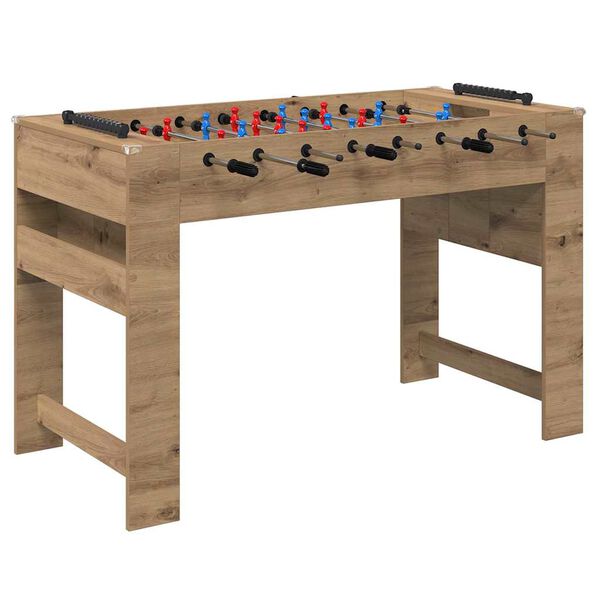 vidaXL Tischfu&szlig;balltisch Artisan-Eiche 125 x 60,5 x 80 cm