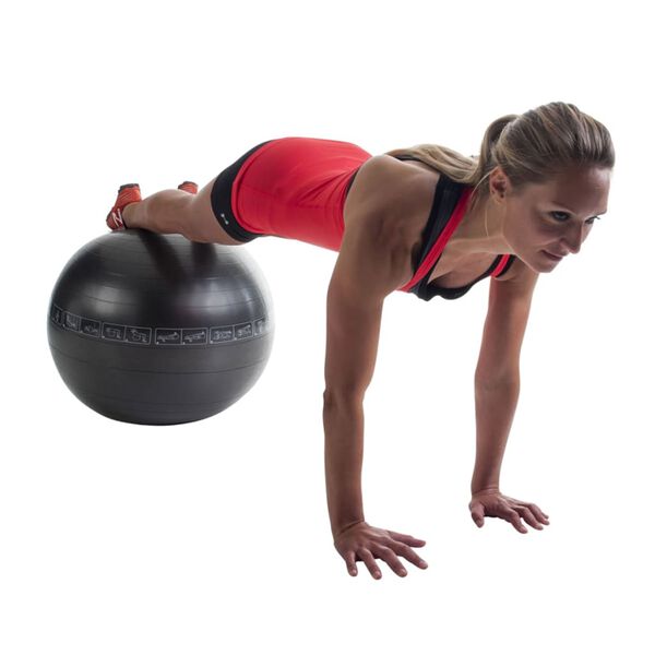 Pure2Improve Gymnastikball 65 cm Schwarz