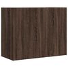 vidaXL Wandregal Braun Eichen-Optik 75x35x60 cm Holzwerkstoff