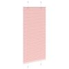 vidaXL Plissee Rosa 65x100 cm Stoffbreite 64,4 cm Polyester