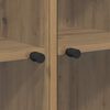 vidaXL Highboard Artisan-Eiche 68 x 37 x 142 cm Holzwerkstoff
