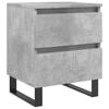 vidaXL Nachttisch Betongrau 40x35x50 cm Holzwerkstoff
