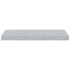 vidaXL Schweberegale 2 Stk. Betongrau 60x23,5x3,8 cm MDF