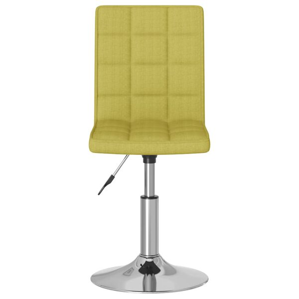 vidaXL Esszimmerst&uuml;hle 4 Stk. Drehbar Gr&uuml;n Stoff