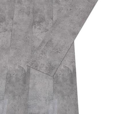 vidaXL PVC-Fliesen Nicht Selbstklebend 5,26 m² 2 mm Zementbraun