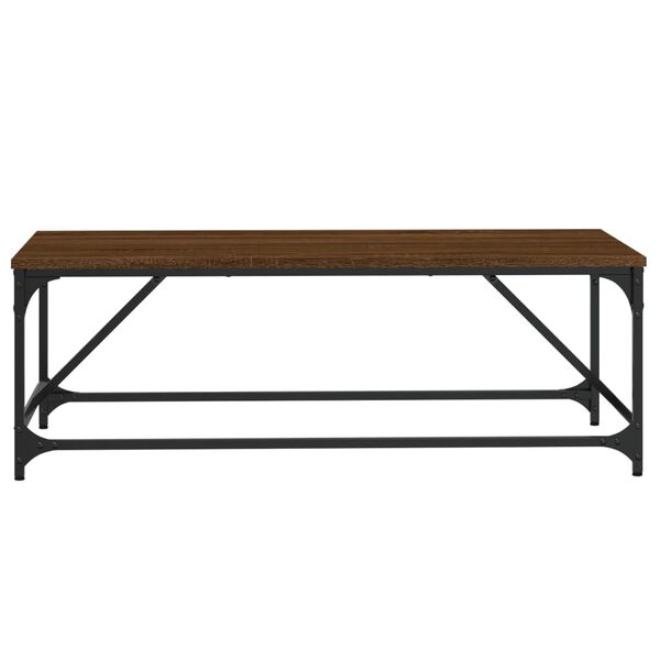 vidaXL Couchtisch Braun Eichen-Optik 100x50x35 cm Holzwerkstoff