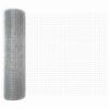 vidaXL Zaunpfosten Silber 25 x 0,4 m (19 x 19 mm Masche) Stahl