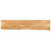 vidaXL Tischplatte mit Baumkante 180x40x3,8 cm Massivholz Mango
