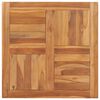 vidaXL Tischplatte Massivholz Teak 70&times;70&times;2,5 cm