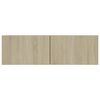 vidaXL 4-tlg. TV-Schrank-Set Sonoma-Eiche Holzwerkstoff