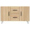 vidaXL Sideboard Sonoma-Eiche 100x36x60 cm Holzwerkstoff