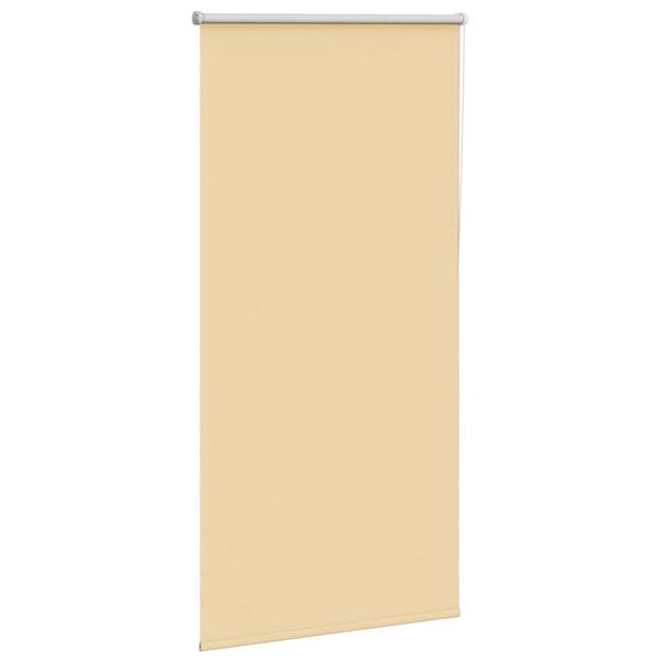vidaXL Verdunkelungsrollo Beige 80x175cm Stoffbreite 75,7 cm Polyester