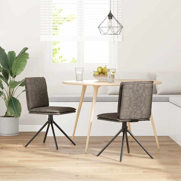 vidaXL Esszimmerstuhl Dunkelgraues