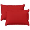 vidaXL Kissenbezug 2 pcs HOUTEN Rot 30 x 50 cm Kunstleinen