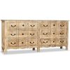 vidaXL Sideboard Massivholz Mango 200x40x90 cm
