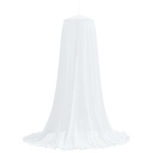 vidaXL Moskito-Netz f&uuml;r Bett 156 Maschen 3 pcs Wei&szlig; Polyester