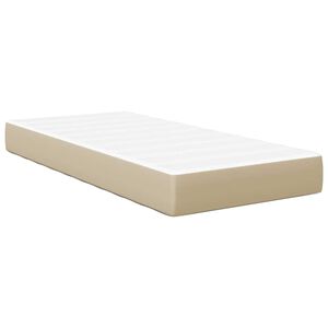 vidaXL Bettmatratze mit Matratze Salbei 80 x 200 cm Stoff