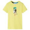 Kinder-T-Shirt Gelb 92