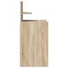 vidaXL Nachttisch mit 2 Schubladen Sonoma-Eiche 38x34x80 cm