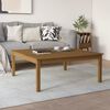 vidaXL Couchtisch Honigbraun 100x100x40 cm Massivholz Kiefer