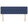 vidaXL Kopfteile Blau 144x7x78/88 cm Stoff