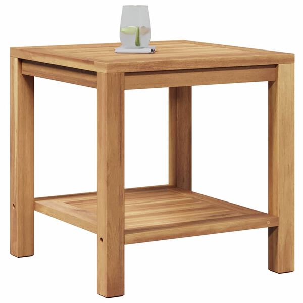 vidaXL Couchtisch Braun 45 x 45 x 45 cm Teak-Massivholz