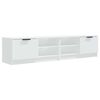 vidaXL TV-Schr&auml;nke 2 Stk. Wei&szlig; 80x35x36,5 cm Holzwerkstoff