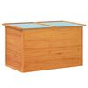 vidaXL Garten-Aufbewahrungsbox 126x72x72 cm Holz
